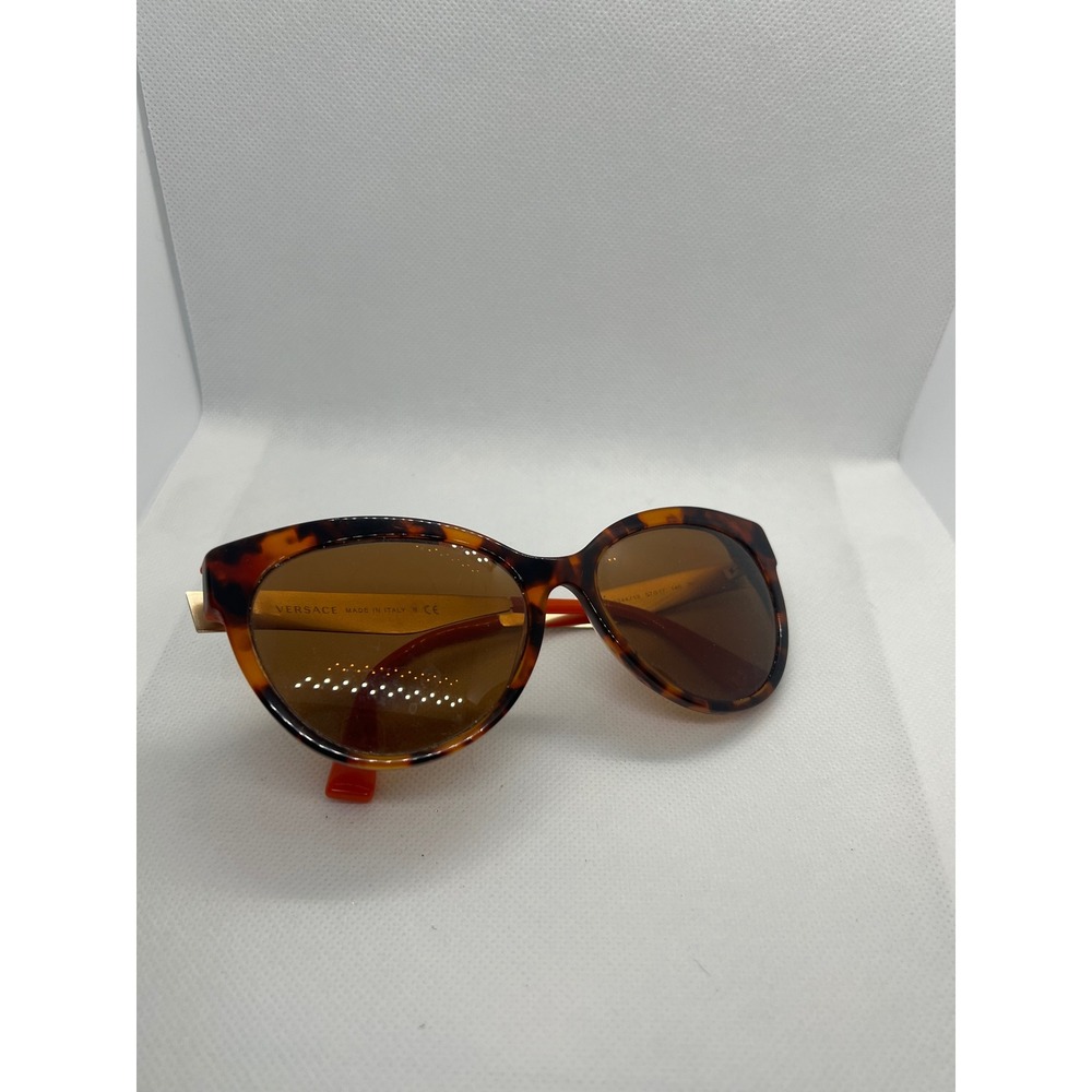 Versace Sunglasses Women Tortoise Shell Medusa Logo Made in Italy